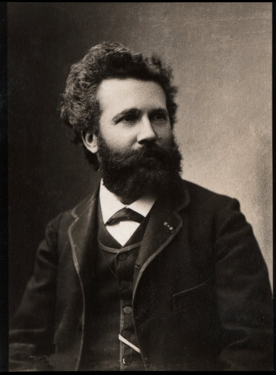 Portret Camille Flammarion 1842 1925 francuskiego astronoma i pisarza